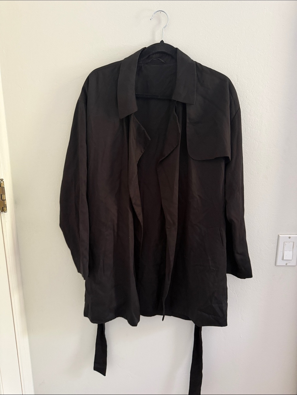AllSaints Black Interior Label Jacket